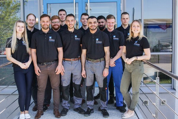 Gruppenbild der Auszubildenden